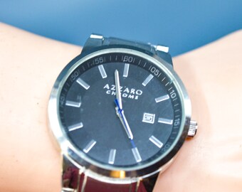 Azzaro chrome watch 36a107 best sale