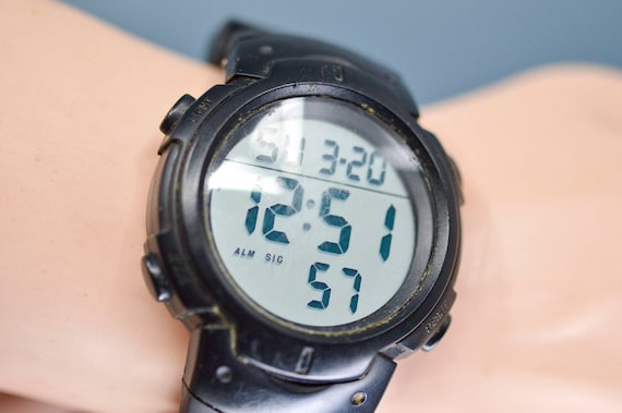 Cak City, black tone, digital , wrist watch - image 1