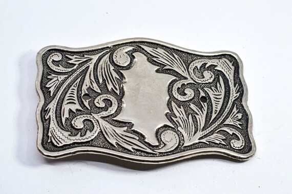 Steel tone , Wstern style belt buckle - image 1