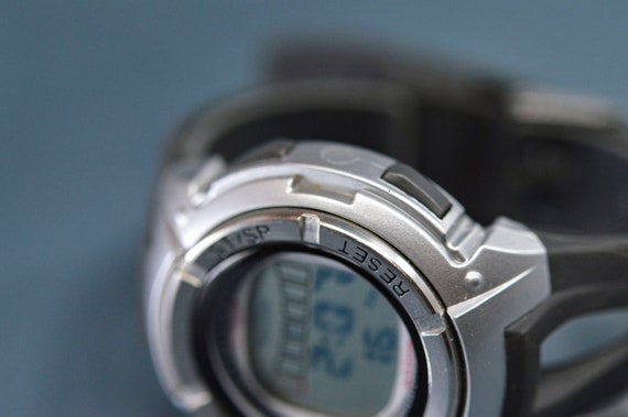 Turner, steel and black tone, digital wrist watch - image 4