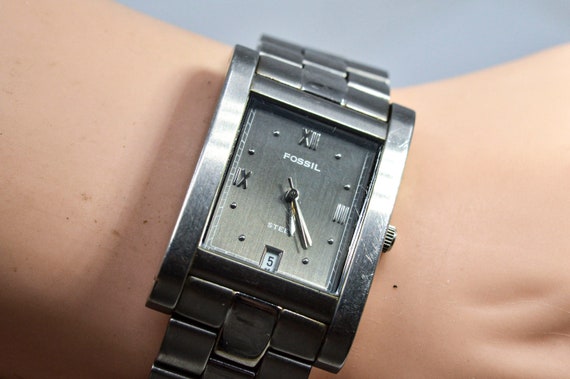 Gray clearance fossil watch
