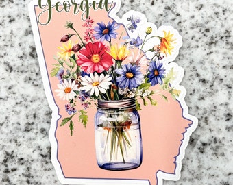 State of Georgia Glossy Sticker