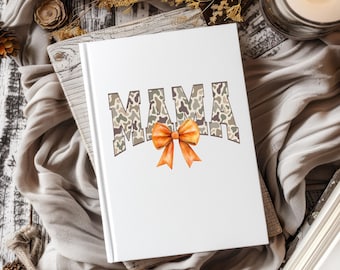 Camo Mama Sticker with Bow – Gloss Finish
