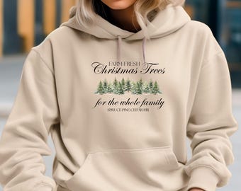 Farm Fresh Christmas Trees Gildan Hoodie