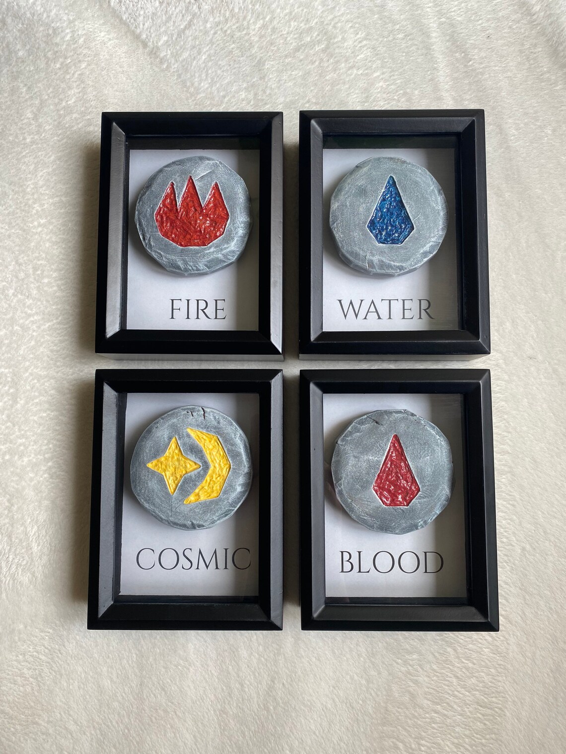 Magic Rune Inspired Prop Shadowbox Display Frame Gamer - Etsy