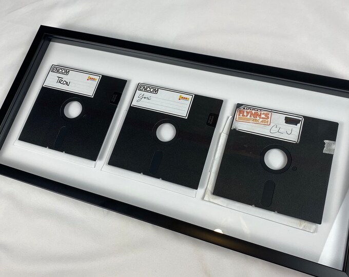 Programs, Inspired Prop, Shadowbox Display Frame, Gaming Film Decor - Etsy