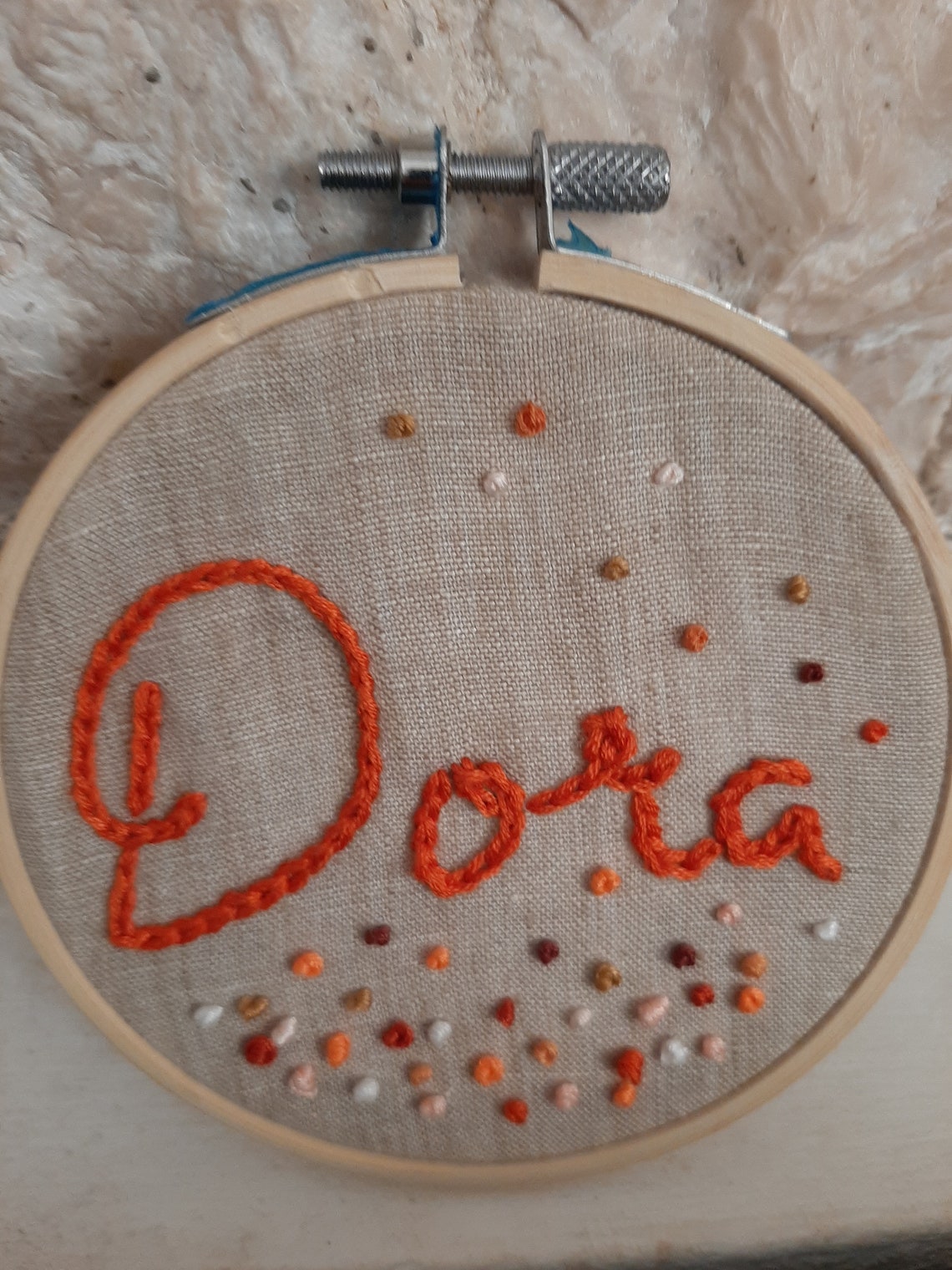 Embroidery hoop name art etsy Embroidery hoop name art etsy