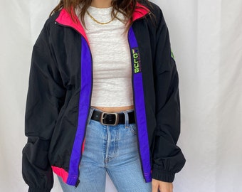 80s style windbreaker