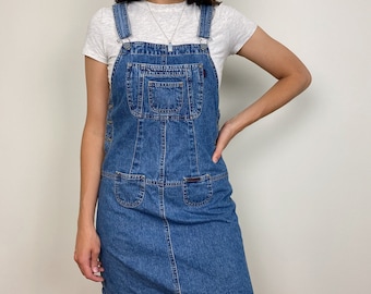 jeans dress overall