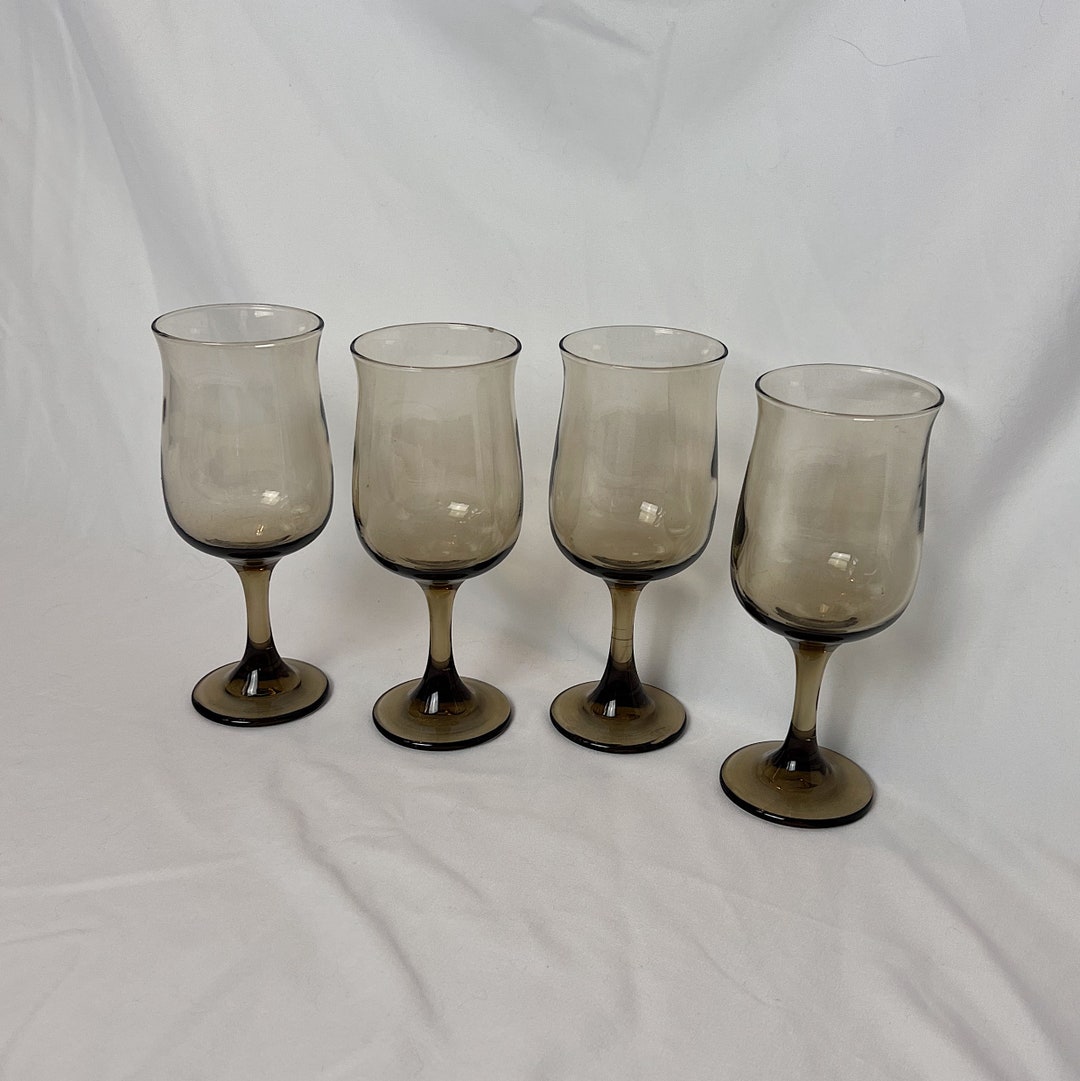 Tinted Wine Glasses Etsy