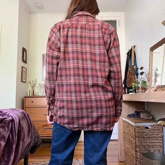 Plaid Print Flannel - image 3