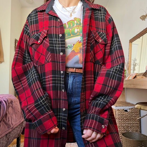 Plaid Print Flannel - image 5