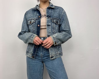 80s Acid Wash Denim Jacket