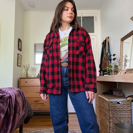 Plaid Print Flannel - image 1