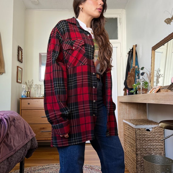 Plaid Print Flannel - image 2