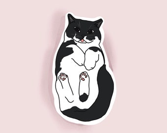 Black and White Loaf from Below Vinyl Sticker
