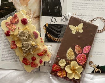 Custom Handmade Belgian Chocolate bar.Photo Size M. Price for one Bar.