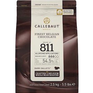 Callebaut Belgian Dark Chocolate Chips 54% 1lb