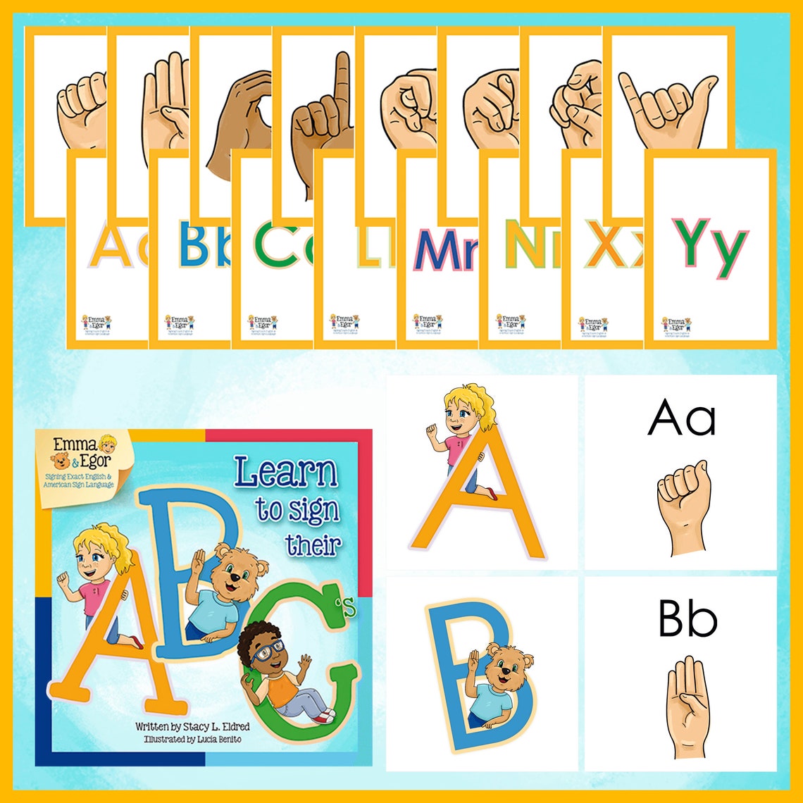 35 Flashcards Beginning Sign Language Words for Toddlers Etsy