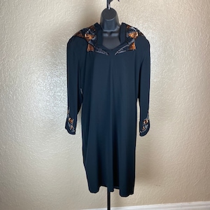 1980s/1990s Daymore Couture Saks Fifth Avenue Sequin Dress