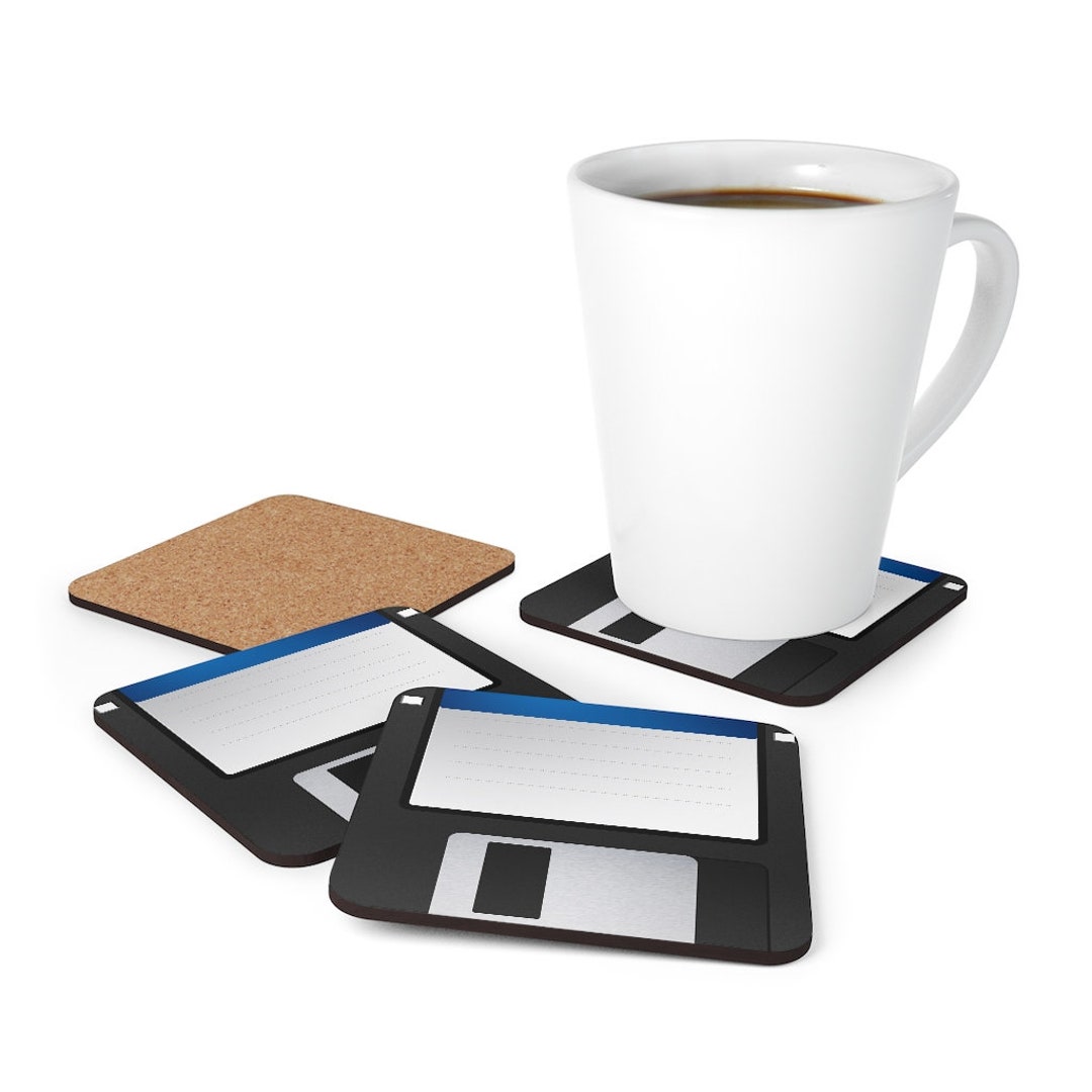 Floppy Disc Coaster Set Etsy