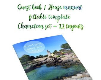 Manuale Guestbook / Casa - modello compilabile - Chameleon set 12 layout