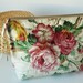 Purse in floral fabrics