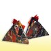 Scrap fabric chickens