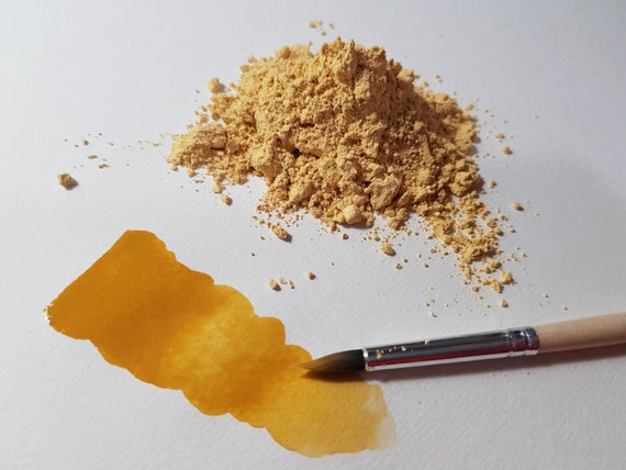 Yellow ocher natural pigment - Portuguese natural pigments - earth pigments