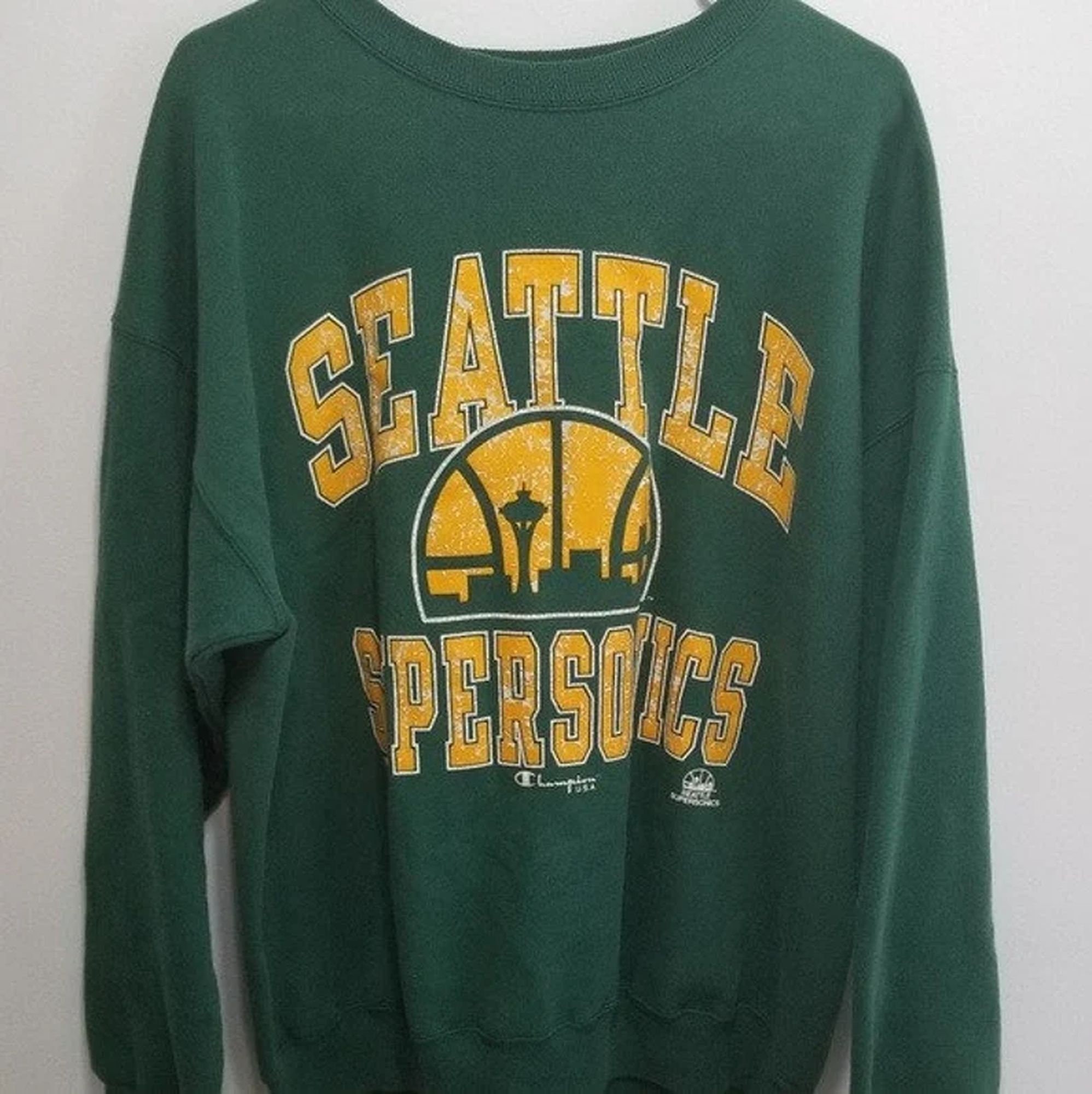Vintage NBA Seattle Supersonics Logo Sweatshirt, NBA Basketball Shirt,  Seattle Supersonics, Unisex T-shirt Sweater Hoodie Gifts for Fans - Dingeas