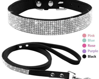 rhinestone dog harness
