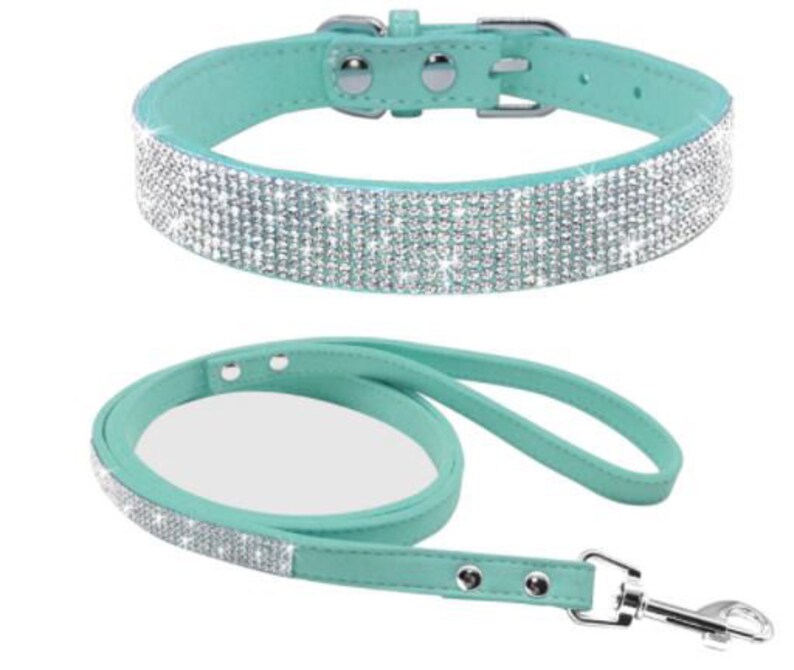 Personalized Dog Collar Bling Dog Collar Bling Leash Bling Etsy