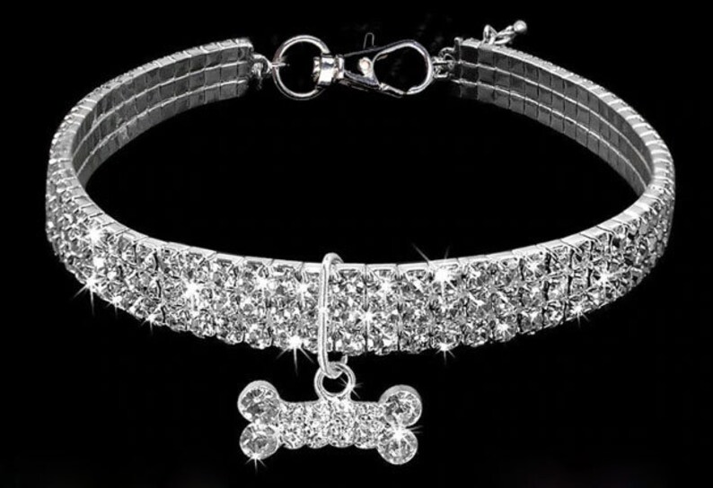 Personalized Dog Collarbling Dog Collar Stainless Steel Dog Etsy