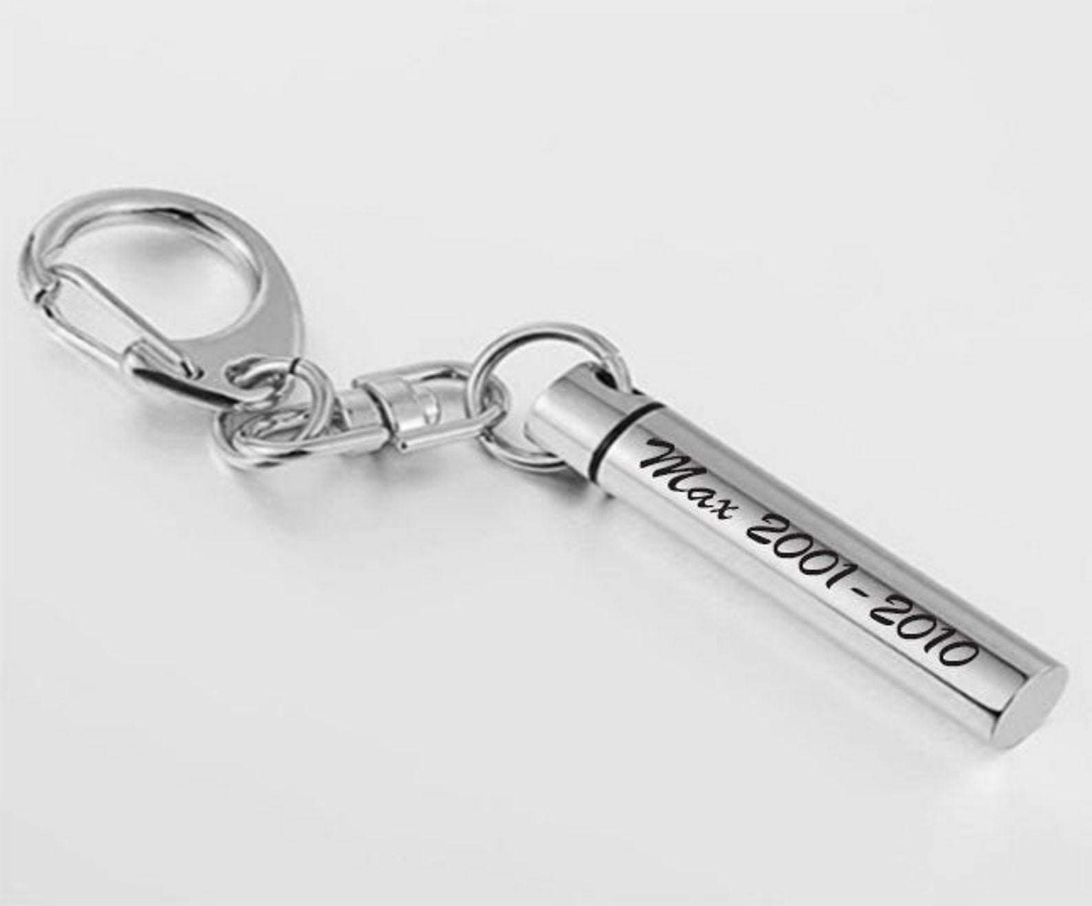 Ashes Key Chain PetHuman Keepsake Key chainPet Urn Key Etsy