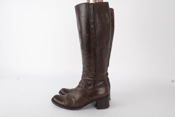 US7-75 Vintage Womens Boots of Fine Italian Leathe