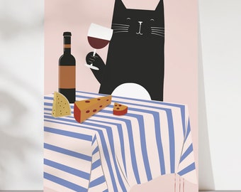 More Wine Drink Art Print Digital Poster