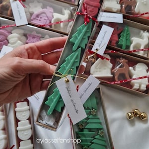 Weihnachtsseifen | Weihnachtsgeschenke | Seifen für Weihnachten | Gastgeschenke