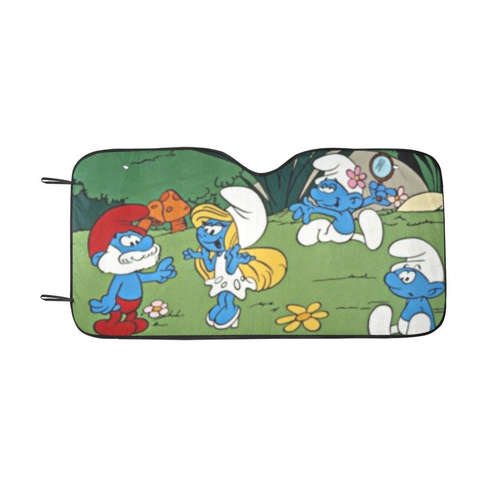 Smurfs Village Christmas Gift 2022 Smurfs Village Car Sun Shade Cover Birthday Gifts For Her Him | Etsy Ireland