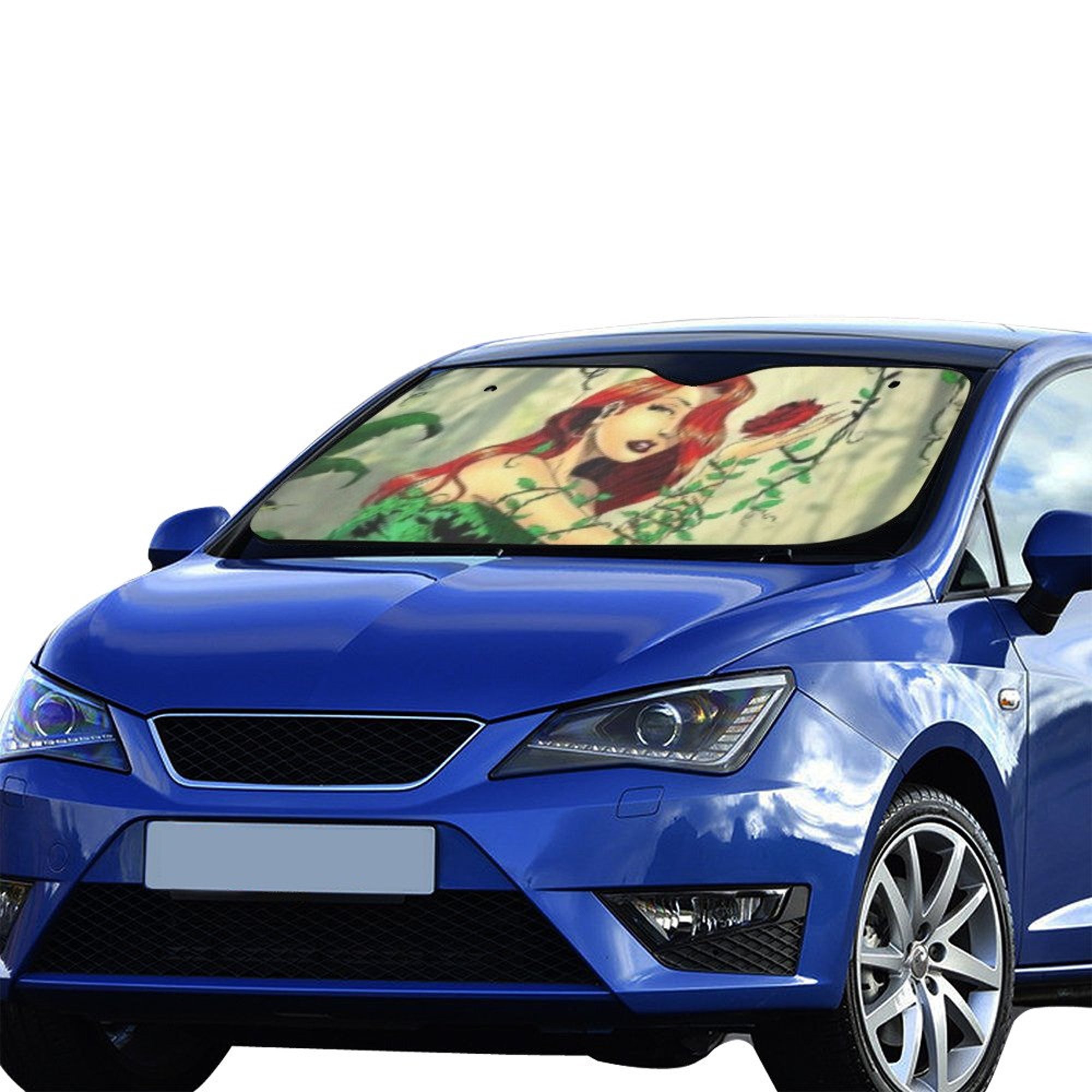 Poison Ivy Car Sun Shade Cover Travelling Birthday