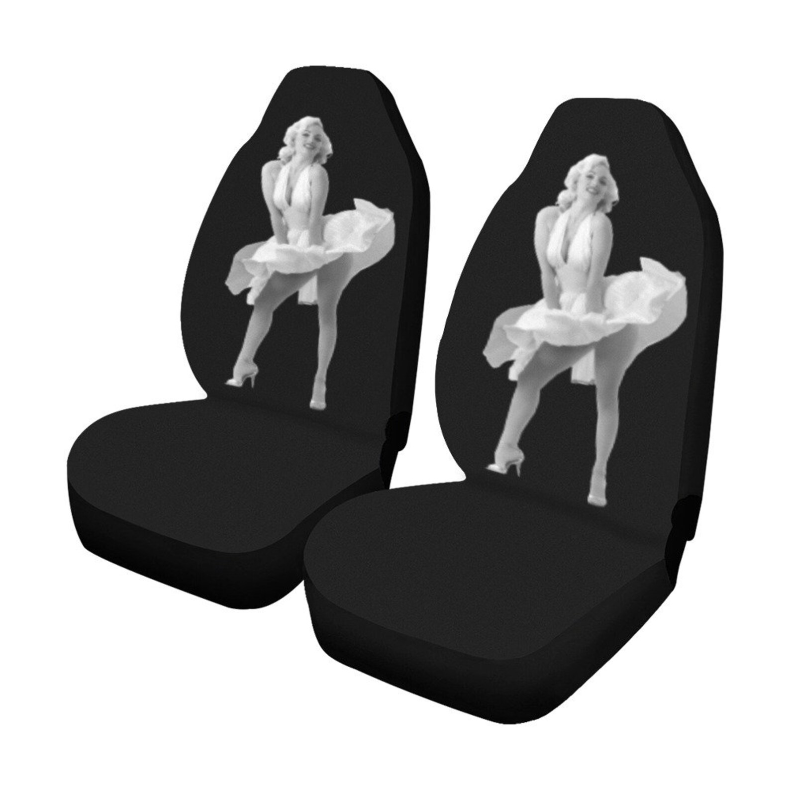 Marilyn Monroe Car Seat Covers Set Travelling Hollywood Star Etsy