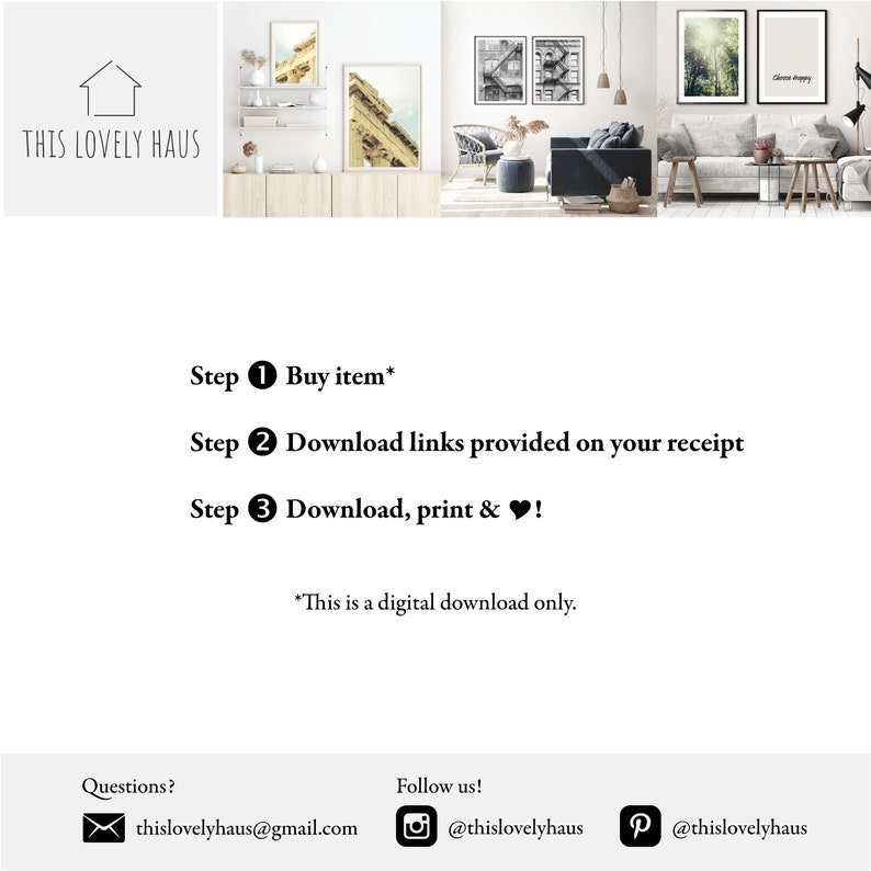 Extra Large Wall Art Above Bed Decor Wall Art Digital Download Poster Print WINDOWS Printable Art