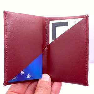 Billetera minimalista para hombres, billetera única para mujeres, billetera pequeña funcional, billetera delgada para hombres, FABRICADA EN EE. UU. - Por Family Company