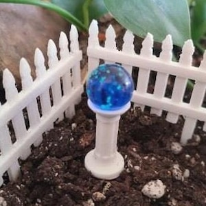 Fairy Garden Gazing Ball Pick That Glows