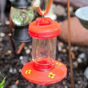 Humming Bird Feeder Pick for your fairy garden