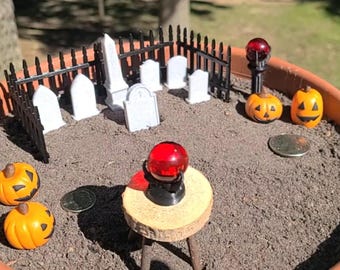 Halloween fairy garden decorations