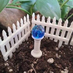 Fairy Garden Gazing Ball Pick That Glows
