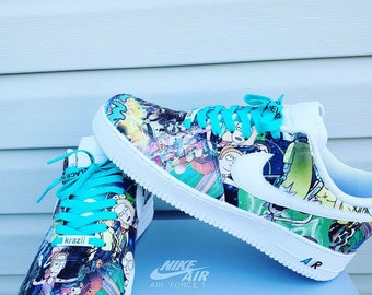 rick and morty nike trainers