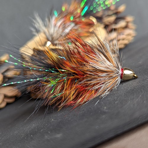 Fly Fishing Cocktail Glasses SET of 4 Flies Etsy