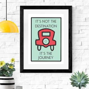 Monopoly Art Print: Motivational Board Game Poster (Digital Download)