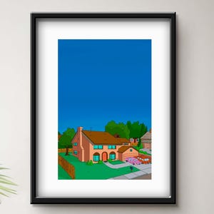 Simpsons Printable Wall Art | Simpsons Poster | Simpsons TV Show Print | Office Wall Art | Game Room Art | Home Wall Art | Digital Download